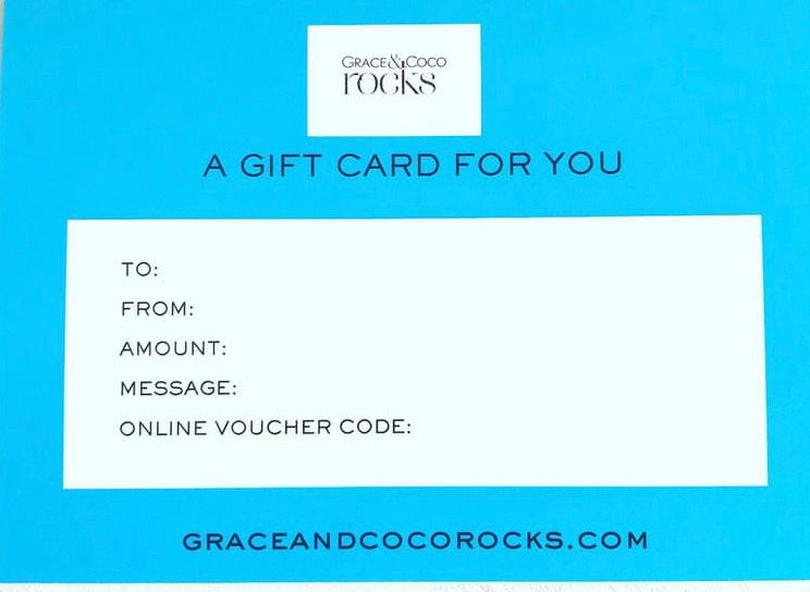 Grace & Coco Rocks Gift Voucher