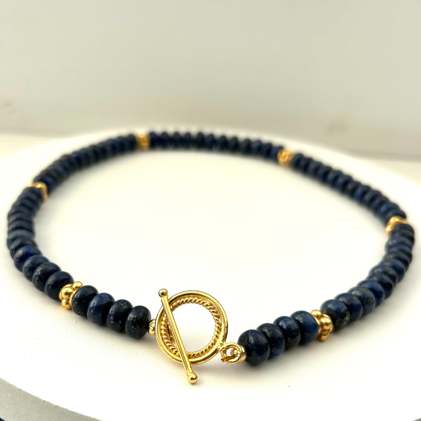 Lapis Lazuli and gold necklace