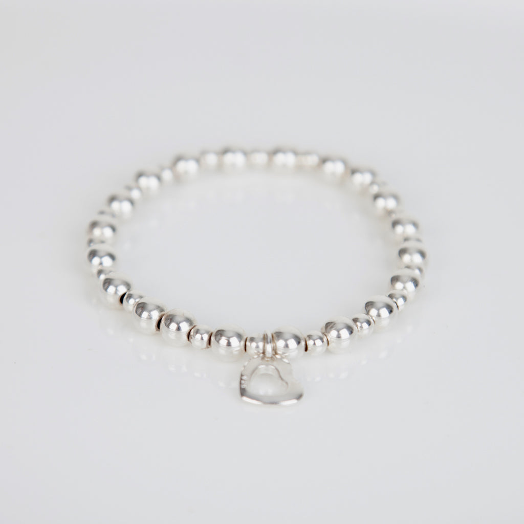 Sterling silver stretch bracelets