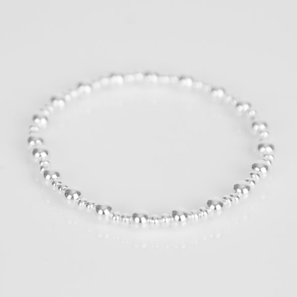 Sterling silver stretch bracelets