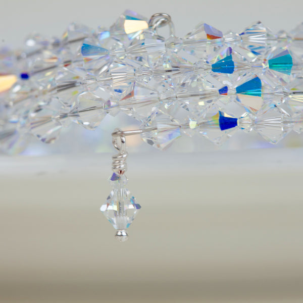 Swarovski elements crystal wrap cuff