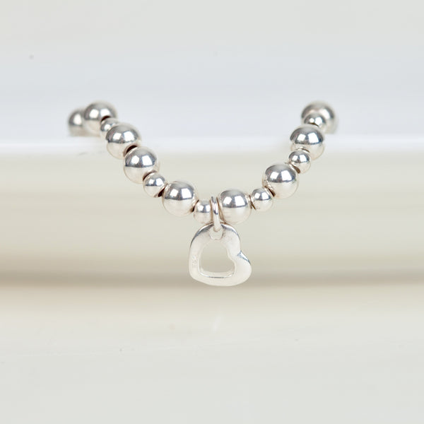 Sterling silver stretch bracelets