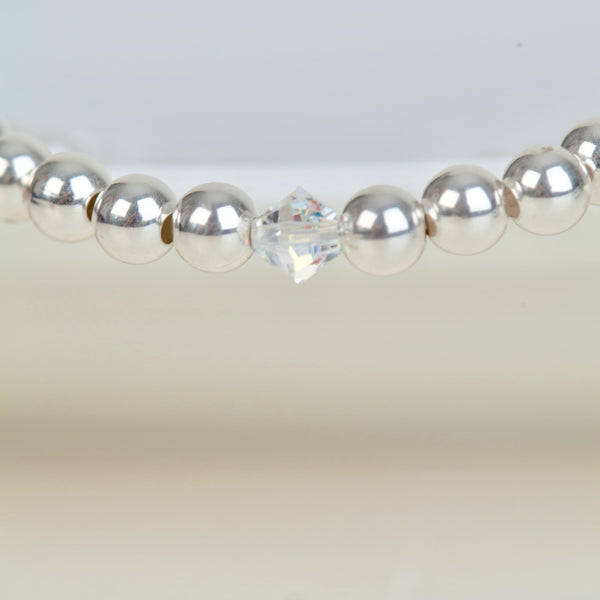 Sterling silver stretch bracelets