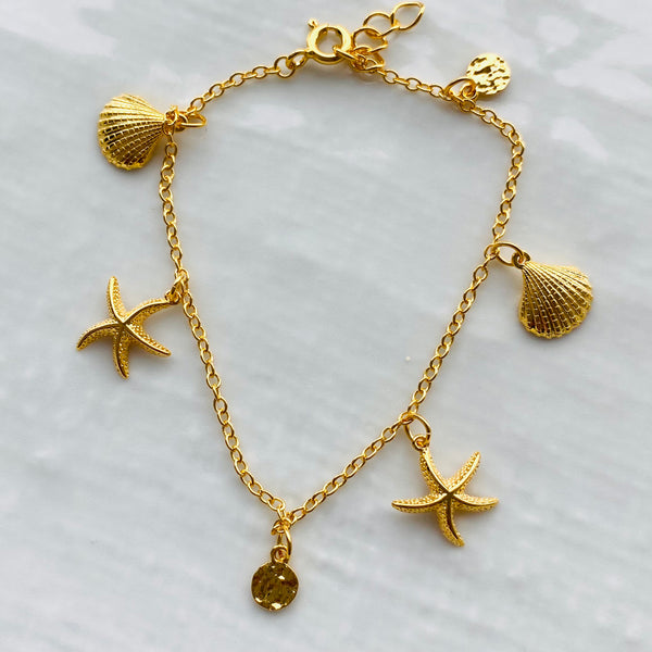 Paradise charm bracelet  - create your own