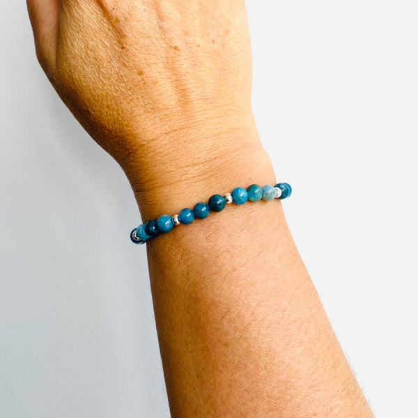 Neon apatite bracelet