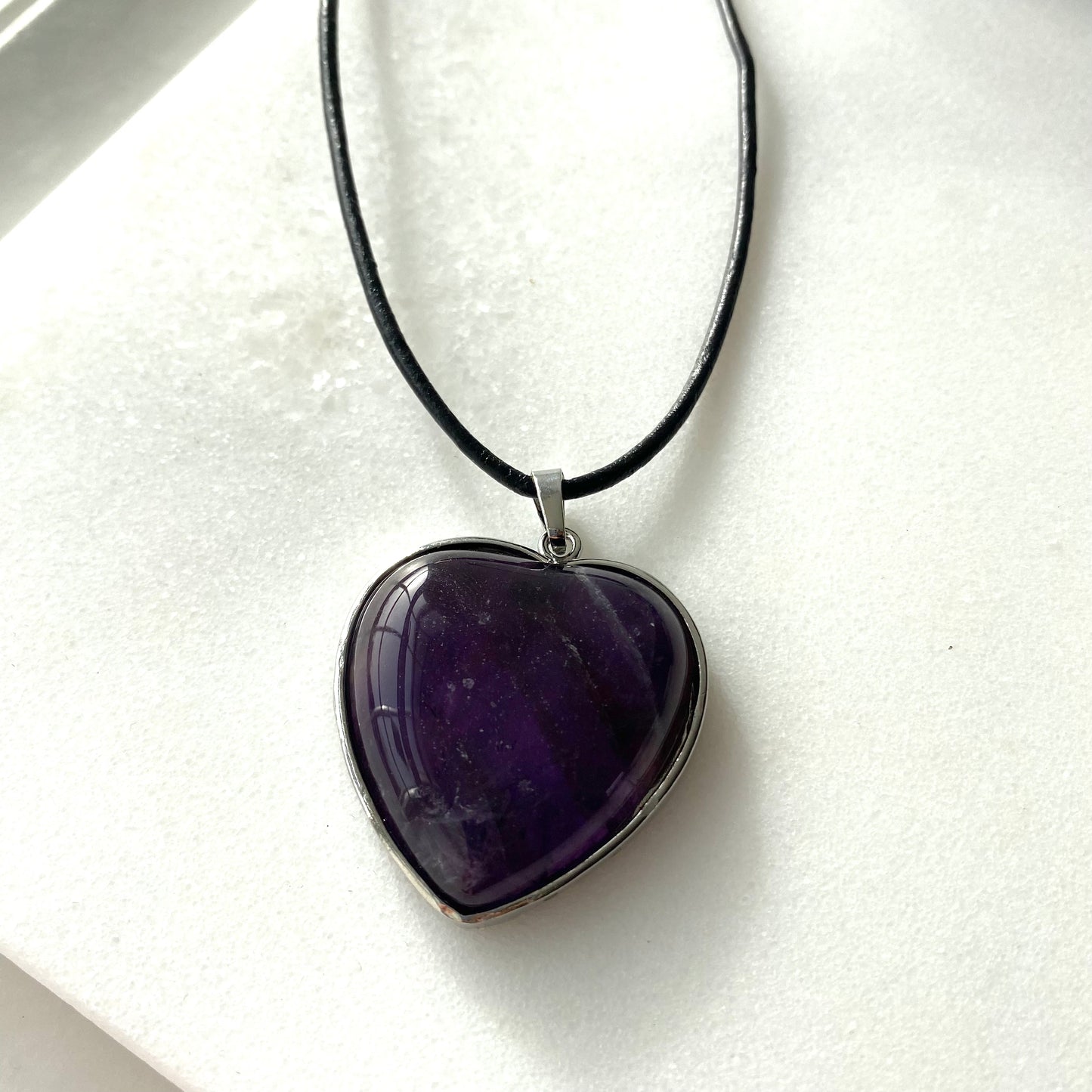 Chunky heart pendant heart pendant