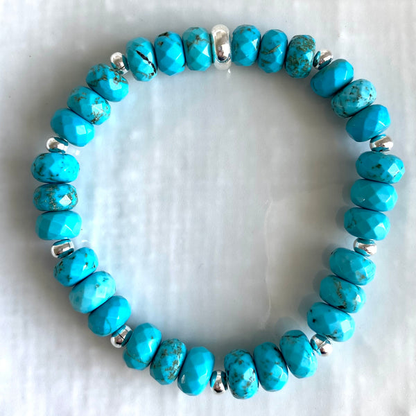 Mix and match stretch gemstone bracelets