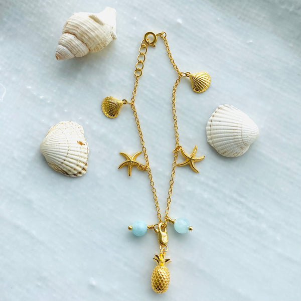 Paradise charm bracelet  - create your own