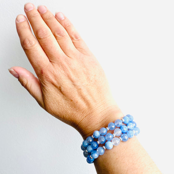 Mix and match banded agate bracelets