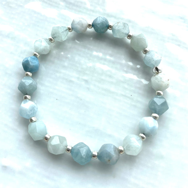 Aquamarine bracelets