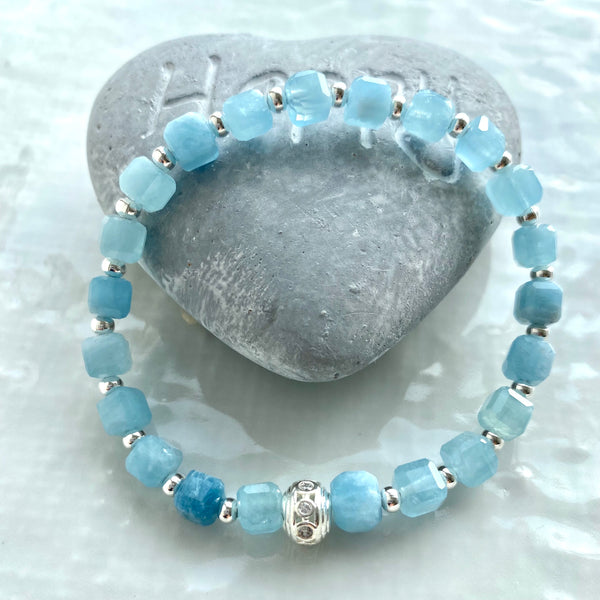 Aquamarine bracelets