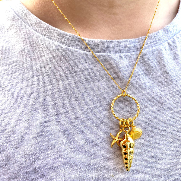 Paradise cluster pendant - create your own