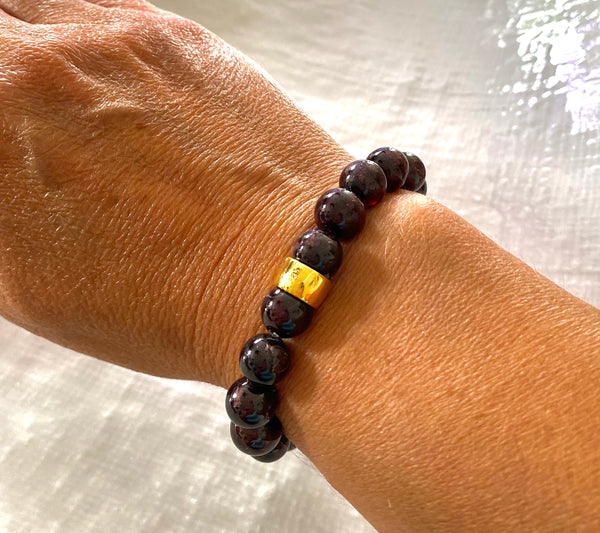 Garnet bracelet