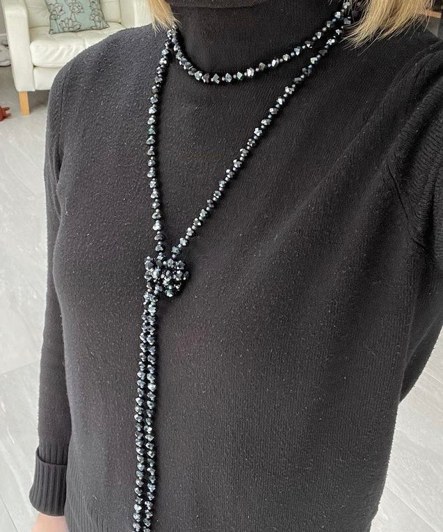 Bridesmaids crystal rope necklace -click to view collection