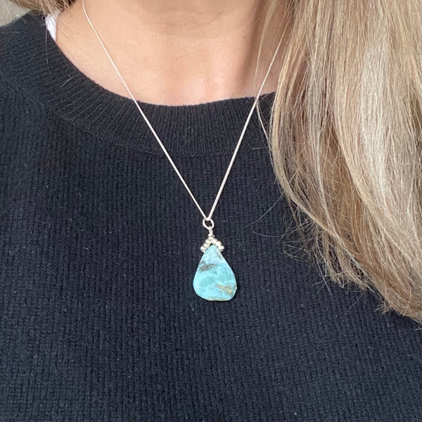 Larimar pendant