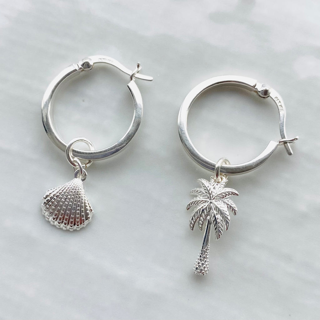 Paradise hoop earrings - create your own