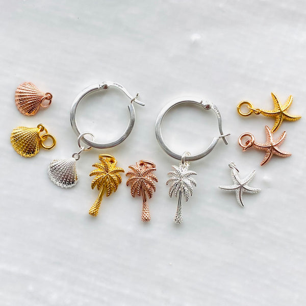 Paradise hoop earrings - create your own