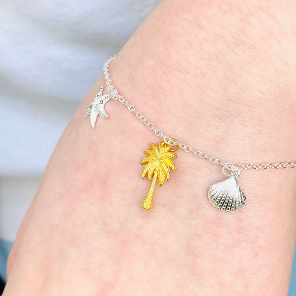 Paradise charm bracelet  - create your own