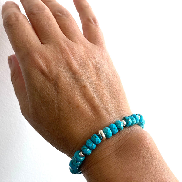 Mix and match stretch gemstone bracelets