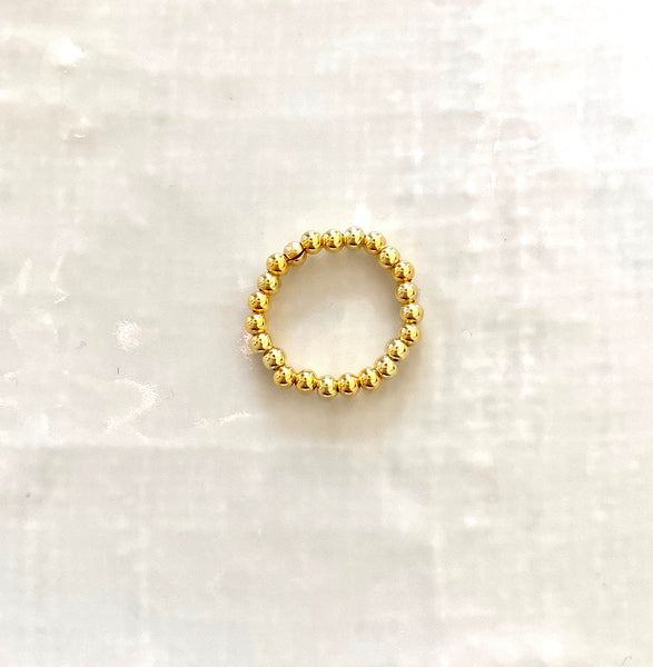 Sterling silver stackable stretch ring