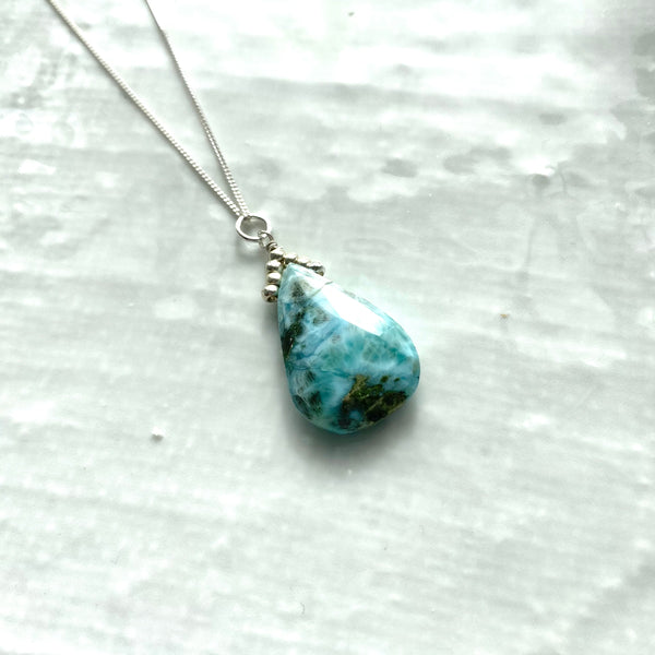 Larimar pendant