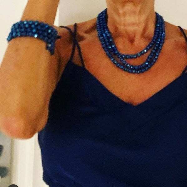 Crystal rope necklace -click to view collection