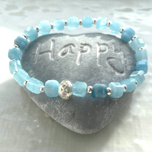 Aquamarine bracelets