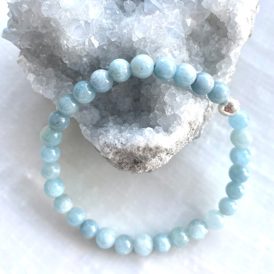 Aquamarine bracelets
