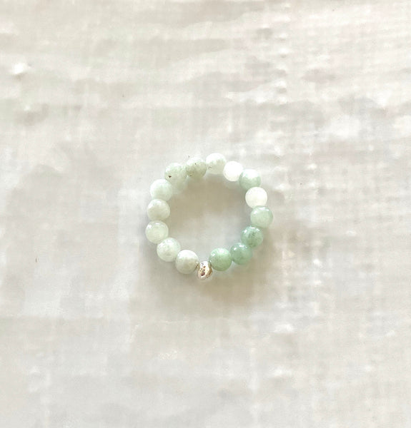 Sterling silver stackable stretch ring