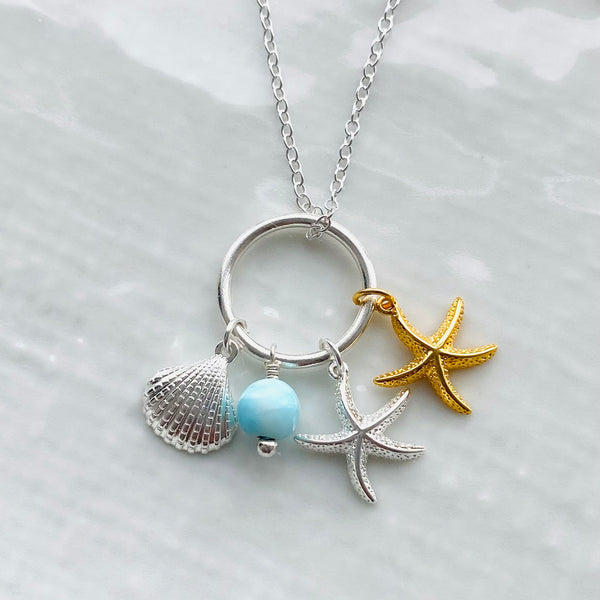 Paradise cluster pendant - create your own