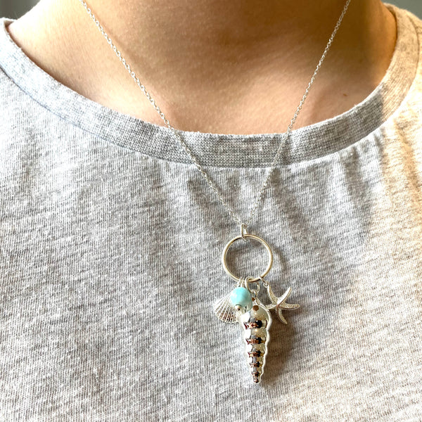 Paradise cluster pendant - create your own