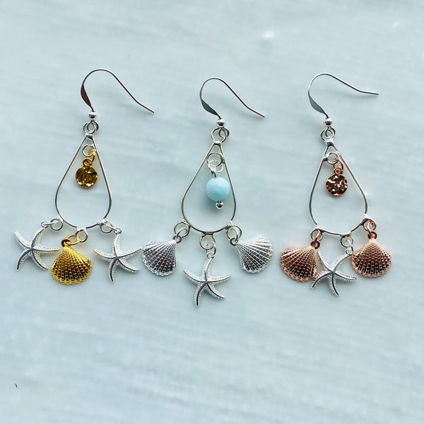 Paradise chandelier earrings - create your own