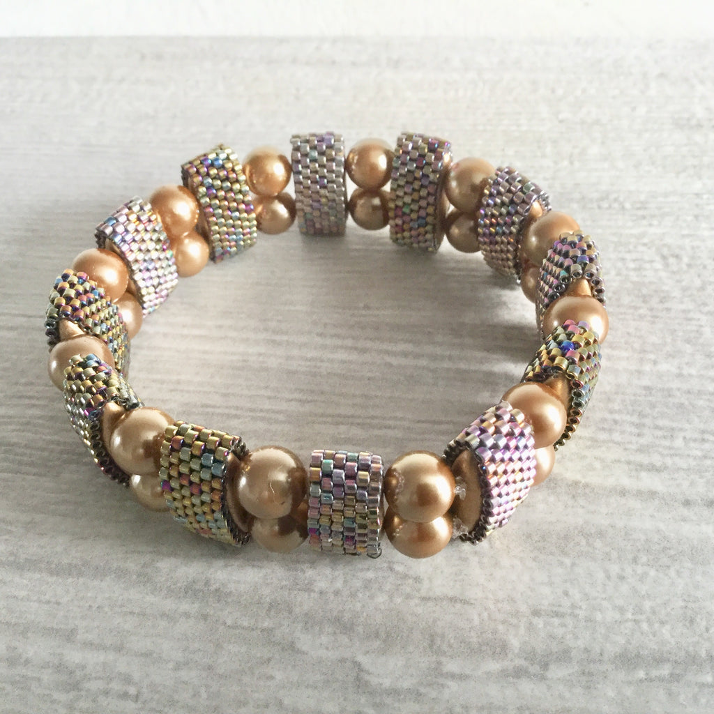 Handbeaded cuff