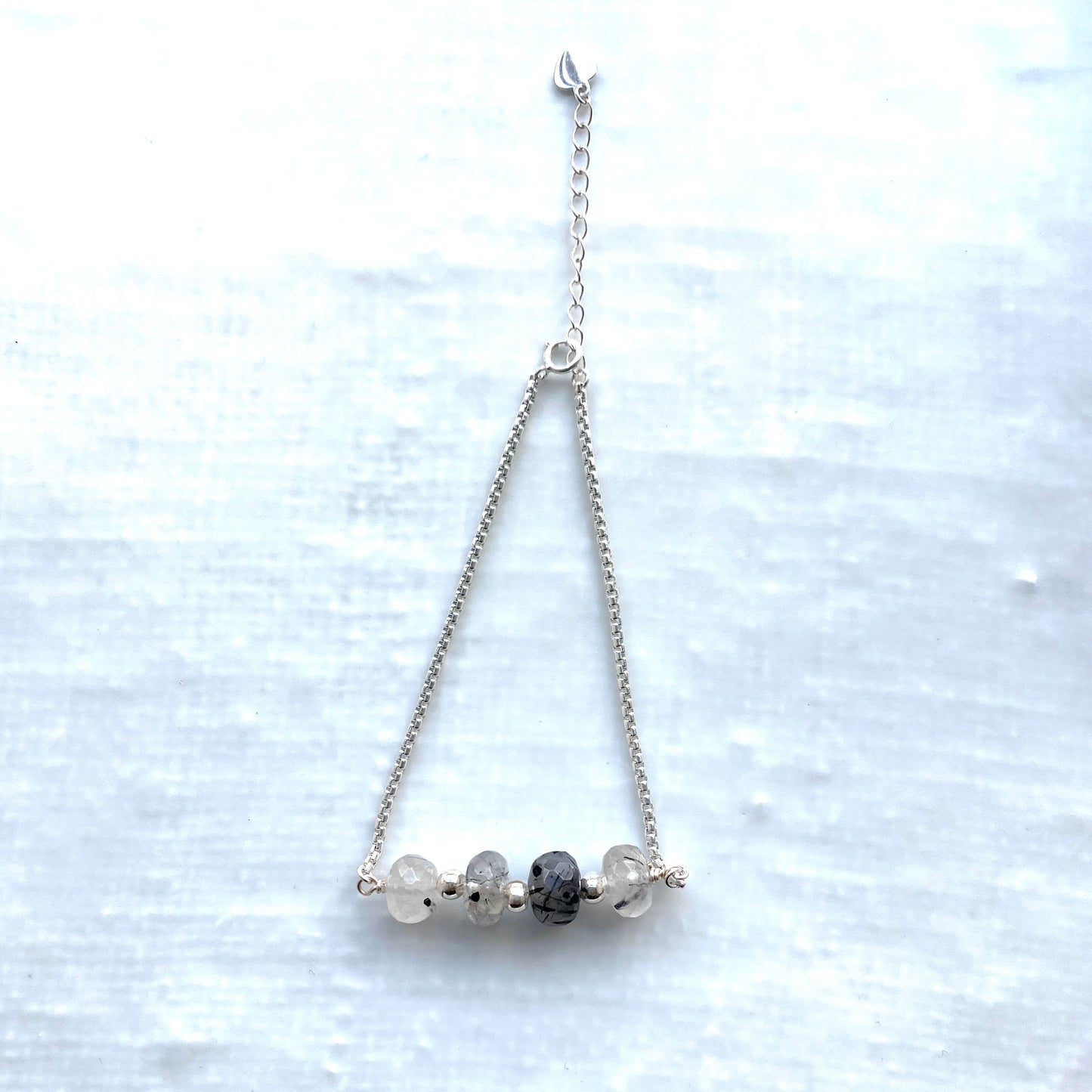 Sterling silver gemstone bracelet collection