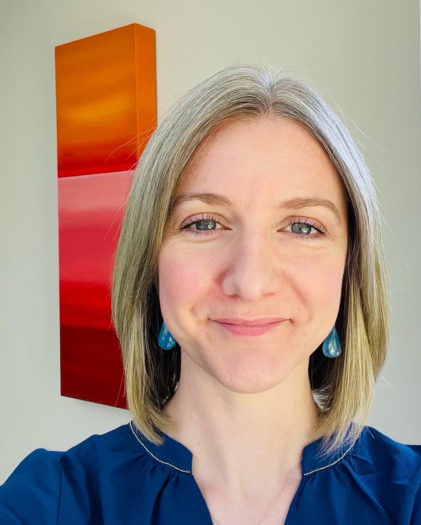 Chalcedony pear drop earrings