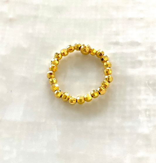 Sterling silver stackable stretch ring