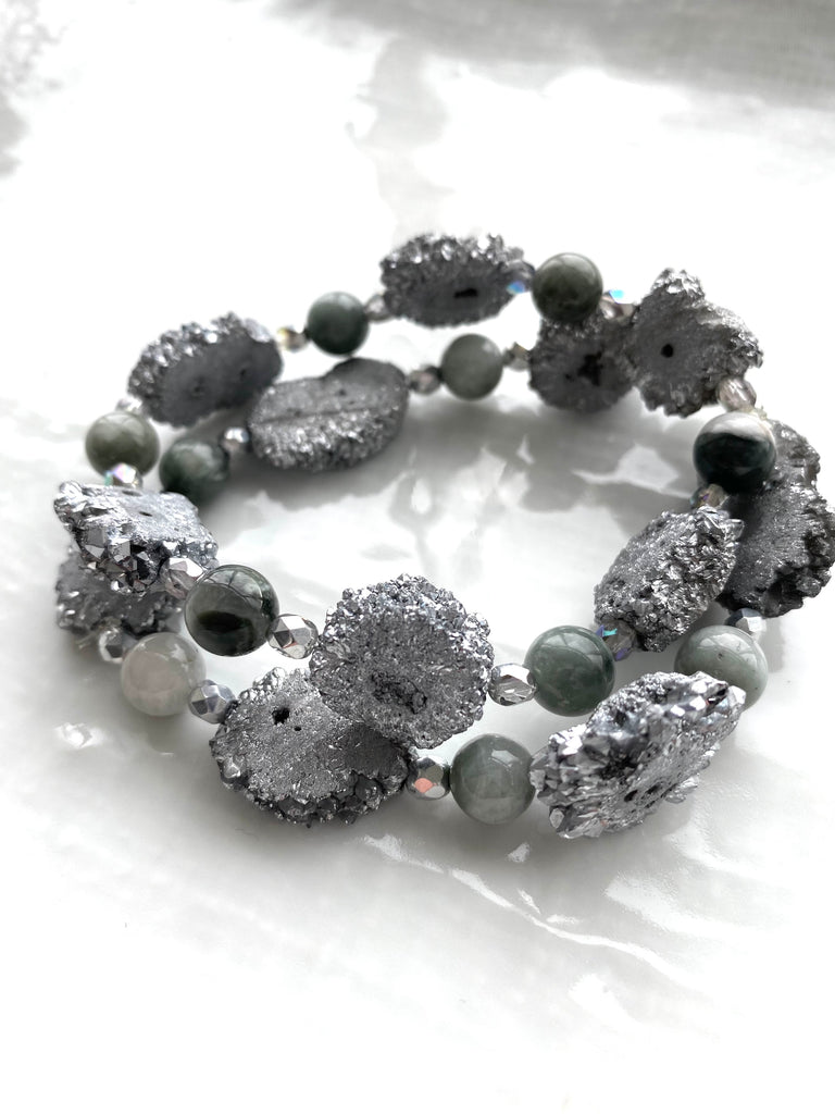 Meterorite bracelet