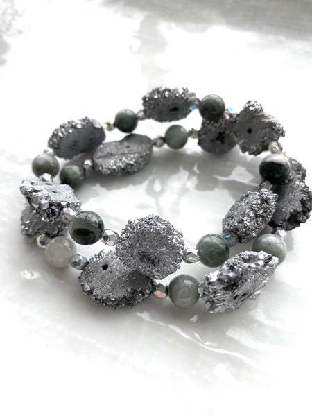Meterorite bracelet