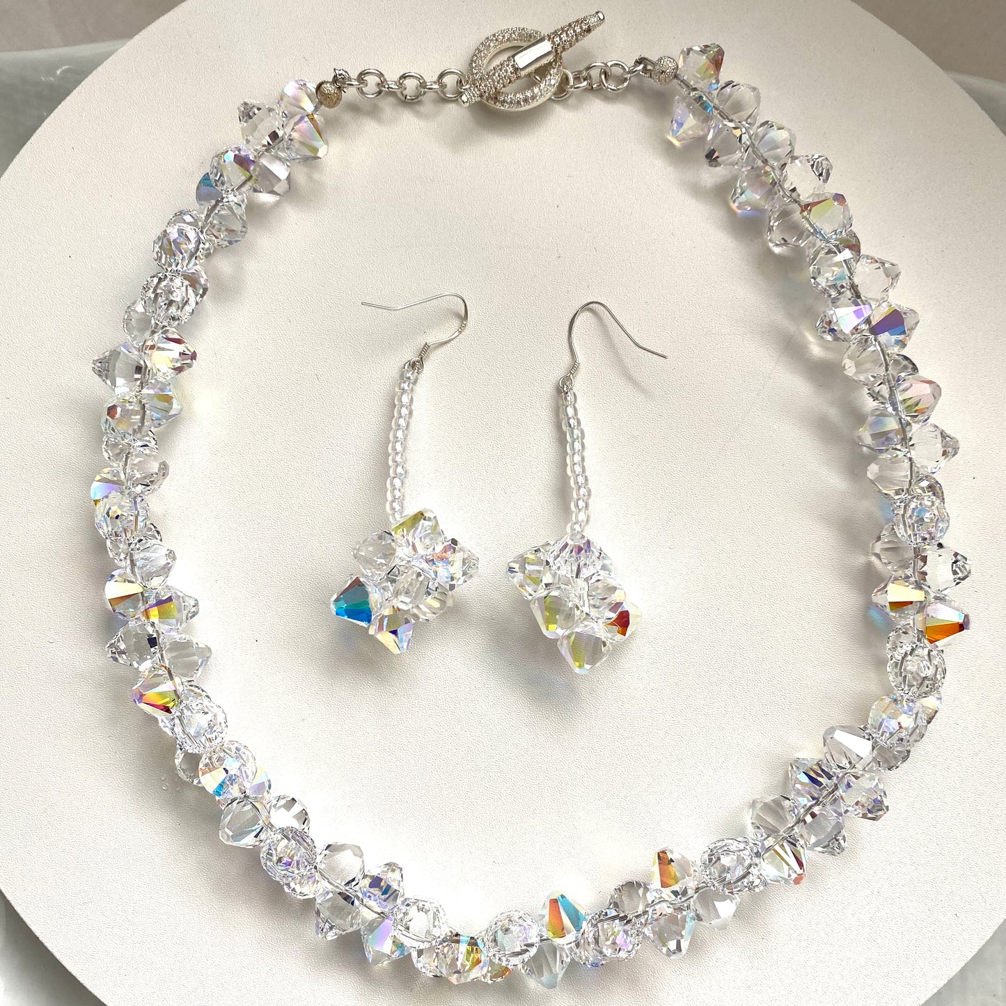 Swarovski Crystal Icicle earrings