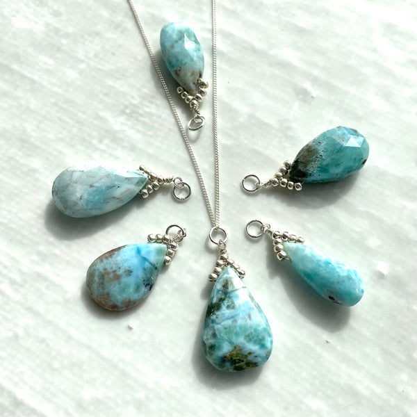 Larimar pendant