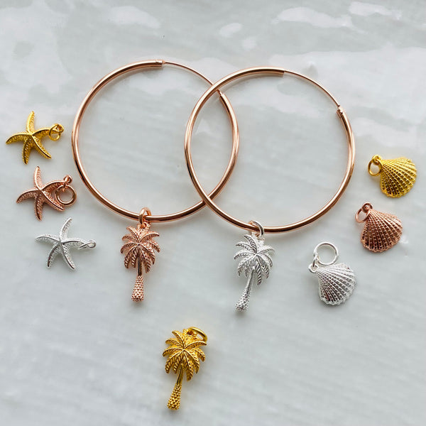 Paradise hoop earrings - create your own