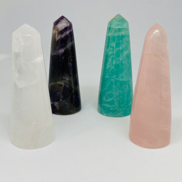 Crystal prism ring holders/displays