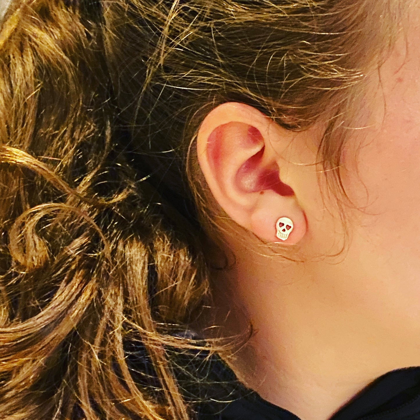 Skull earrings collection