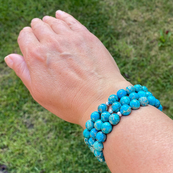 Imperial jasper bracelets