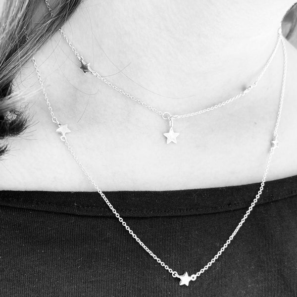 Star necklace and bracelet