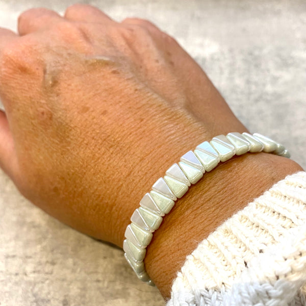 Czech glass arrow stretch bracelets