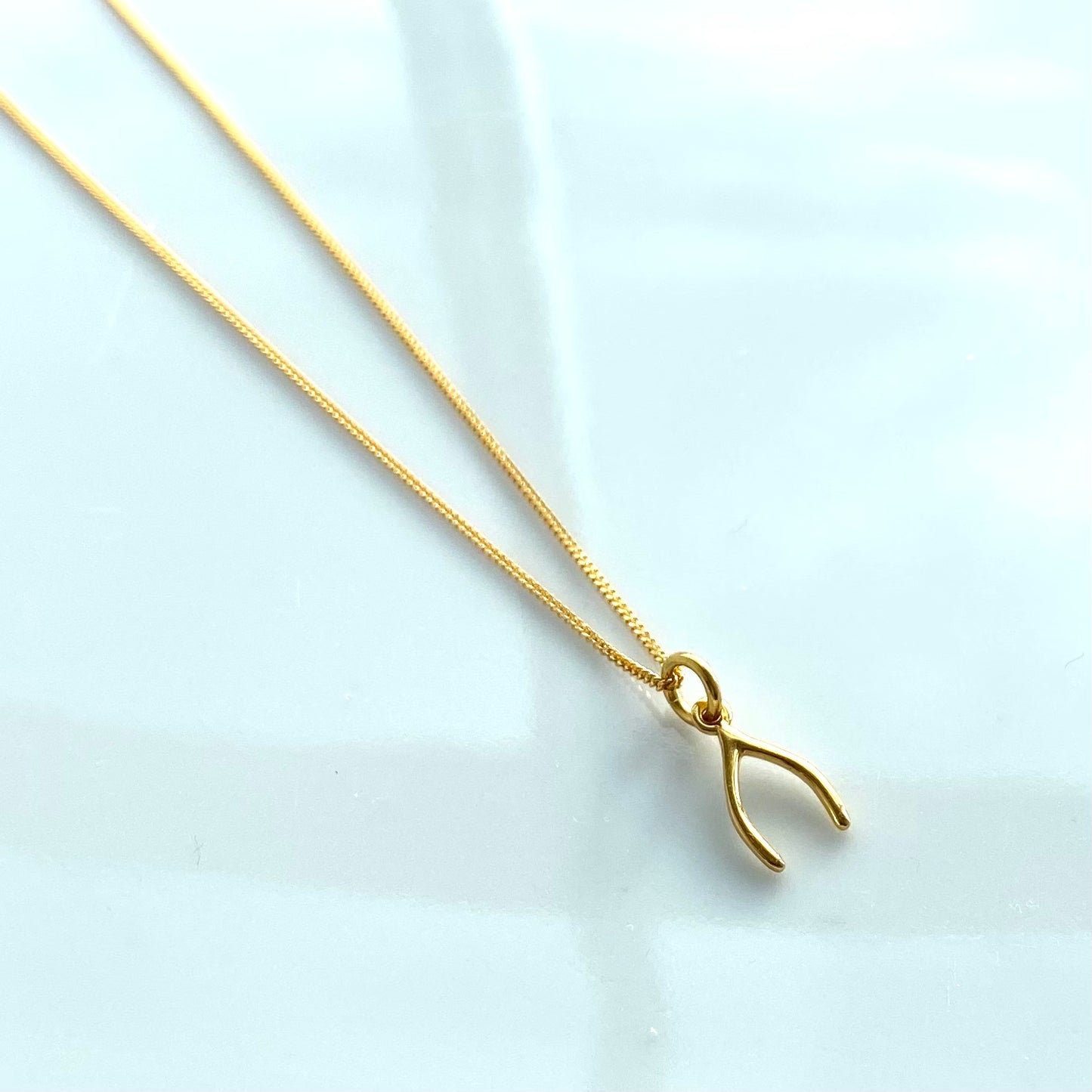 Mini Wishbone pendant
