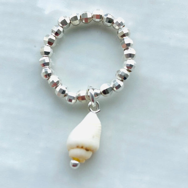 Sterling silver stackable stretch ring