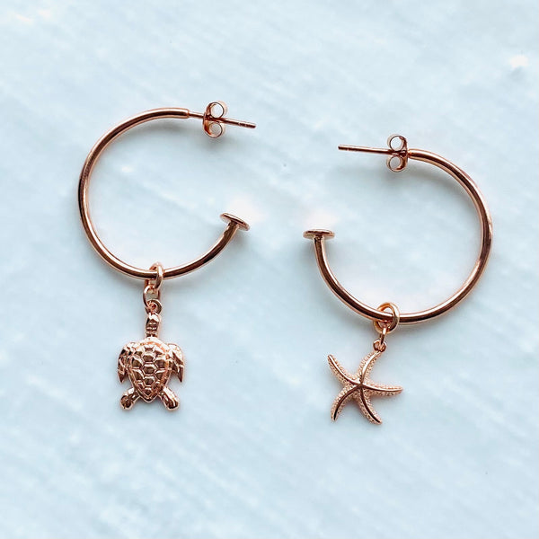 Paradise hoop earrings - create your own