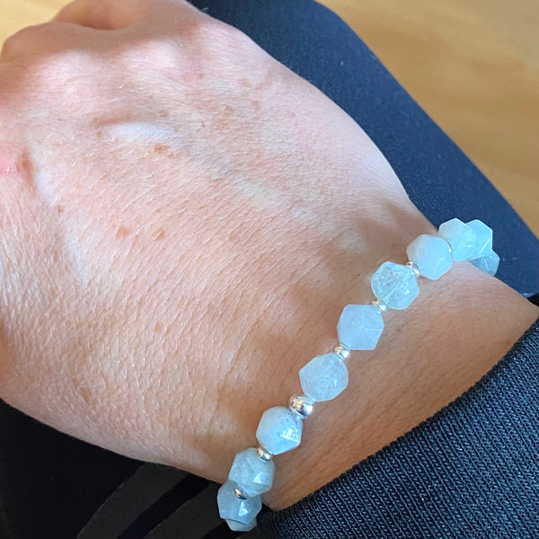 Aquamarine bracelets